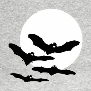 Four Bat Moon T-Shirt